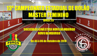 ESTADUAL MASTER FEMMININO
SOC. GINÁSTICAA NOVO HAMBURGO