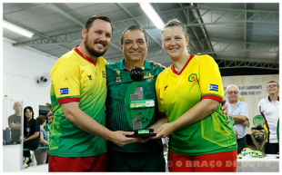 Casal Braço de Prata do Campeonato de casais, serie Ouro 2017.