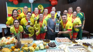 Equipe Campeã bola 16 do Metropolitano Feminino 2.017