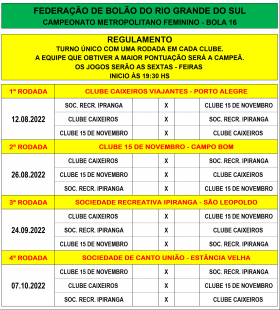 METROPOLITANO FEM B 16 METROPOLITANO FEM B 16
